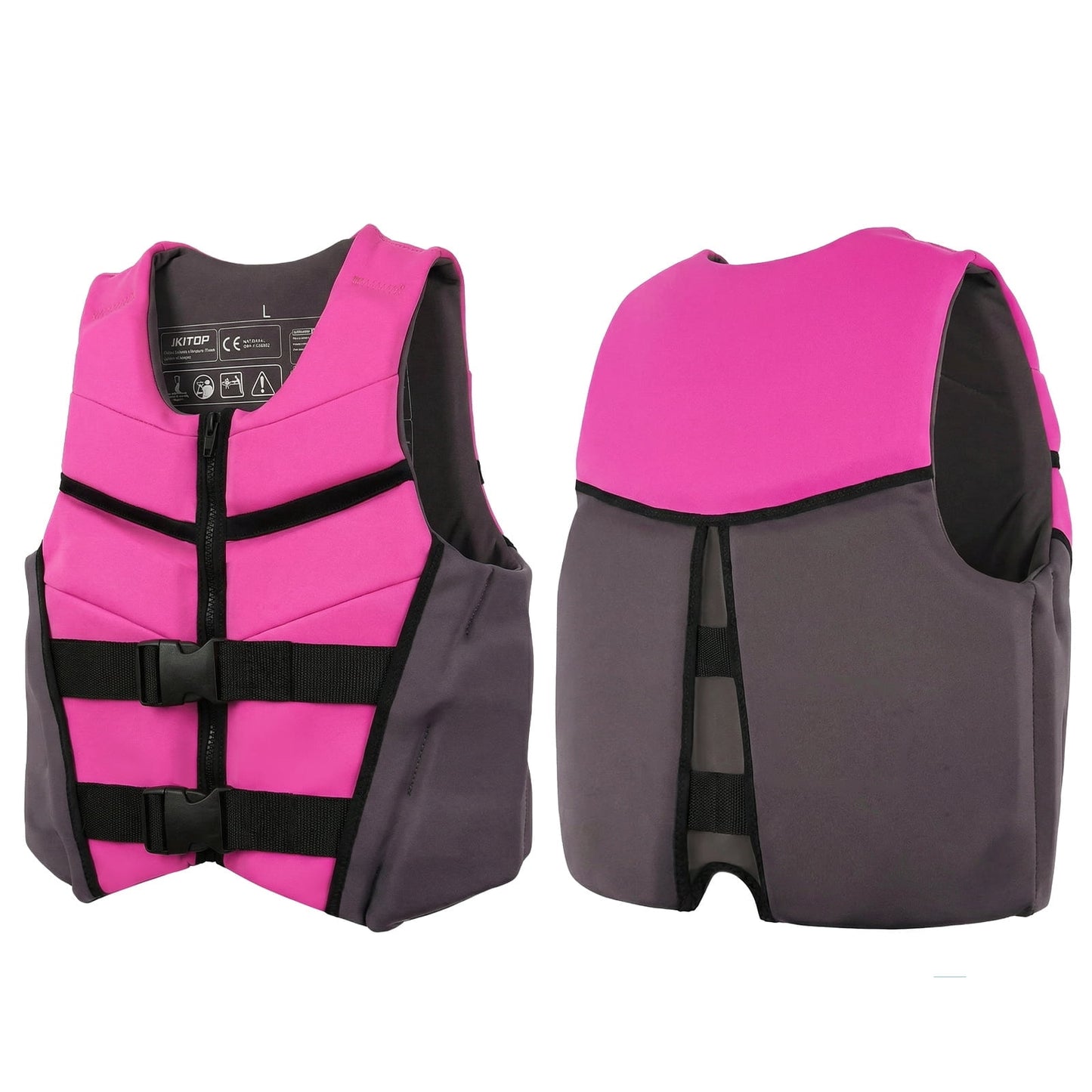 Swim Vest Life Jacket Youth,Adjustable Flotation Buoyancy Swimsuit Trainer Vests,Swimming Aid Jacket,Kayaking Fishing Sailing Watersports,Fit for 50-125 lbs