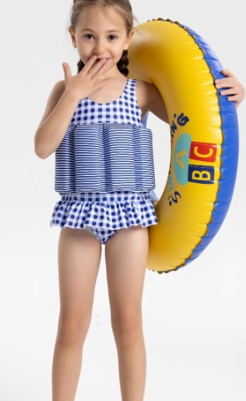 Koorium Adult Floaties, One Piece Swimsuit with Bulit-in Floatation and Arm Wings for Adult