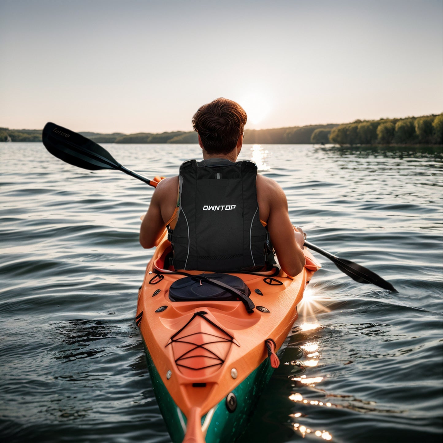 Koorium Life Jacket for Adult,Swim Vest for Men Women,Adults Life Jackets Dual Mesh Pockets Attached Whistle Buoyancy Aid for Fishing, Paddleboard, Kayaking, Boating