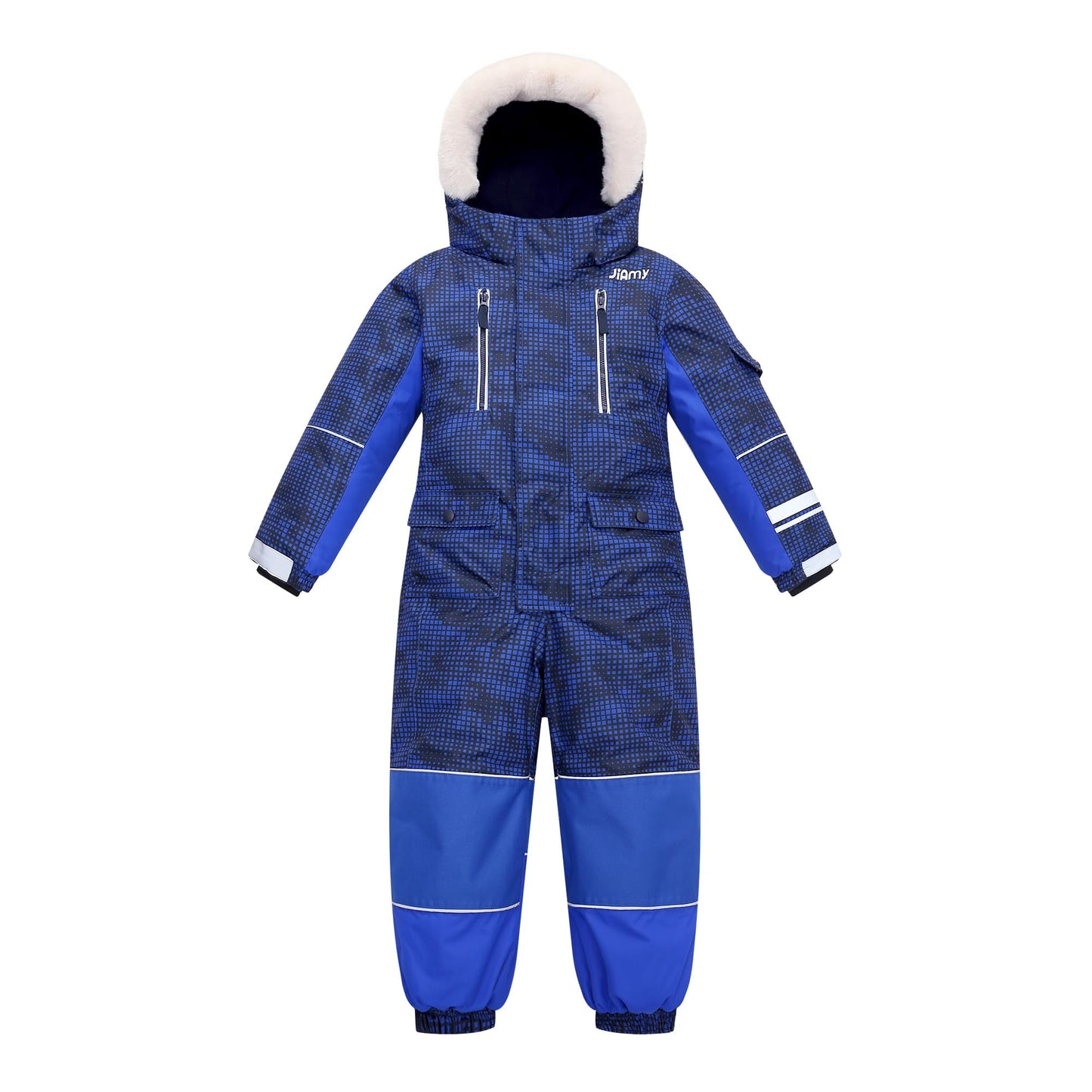 Kids Snowsuit One Piece, Girls Snow Suit Waterproof, Boys Ski Jacket Jumpsuits Overalls for Skiing Snowboarding