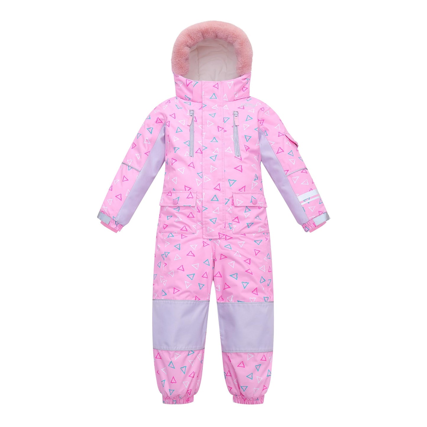 Kids Snowsuit One Piece, Girls Snow Suit Waterproof, Boys Ski Jacket Jumpsuits Overalls for Skiing Snowboarding
