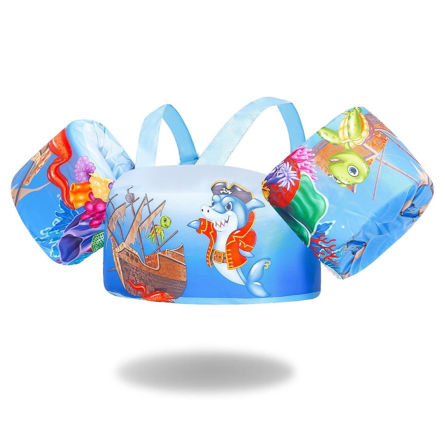 Owntop Kids Swim Vest Toddler Swim Vest,Toddler Floaties for 20-50 lbs/2-6 Years,Swimming Wings Float Swimwear with Shoulder Strap