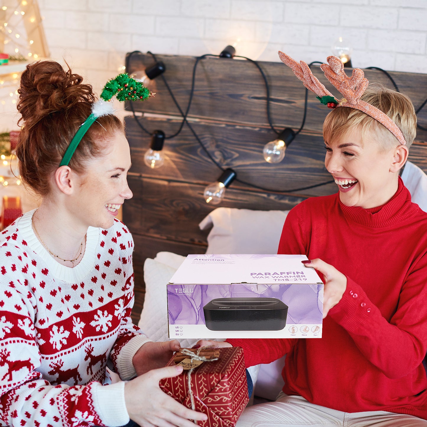 Paraffin Wax Machine for Hand and Feet 4000ML, Paraffin Bath Moisturizing Kit for Hand and Foot Spa at Home, Paraffin Wax Warmer Black