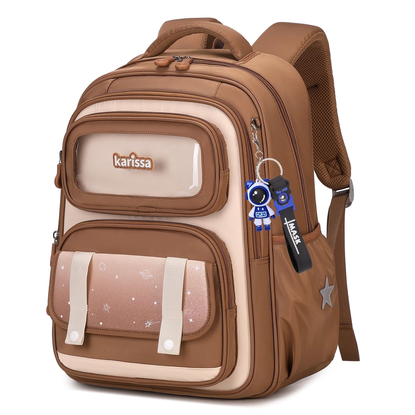 Boys Backpack,Ergonomic Bookbag for Ages 7-11 with Reflective Stripes,Water-Repellent Primary School Backpack