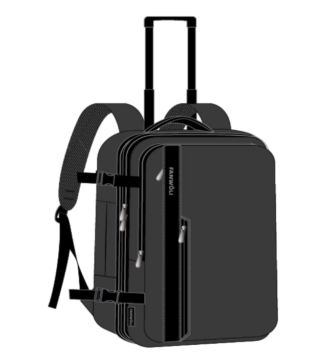 Fegat Rolling Vacuum Travel Backpack, 70L Expandable Compression Bag with Vacuum Pump,TSA Lock,Waterproof Carry on Luggage Vacuum Seal Backpacks Flight Approved for Travel Business Casual