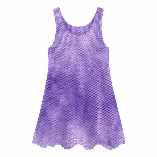Girls Swim Cover Up for Swimwear Knit Kids Summer Beach Bathing Suit Coverup Cami Dress for Size 4-7Y