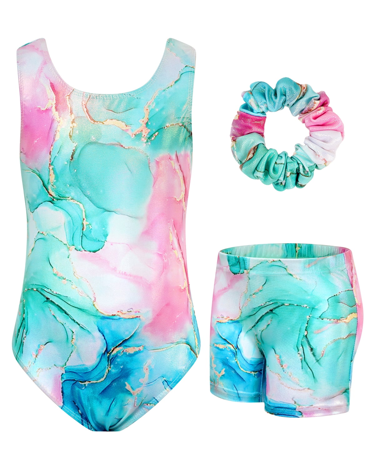 Gymnastics Leotards for Girls Sparkle Hollow Back One-piece Design Leotards for Girls Gymnastics