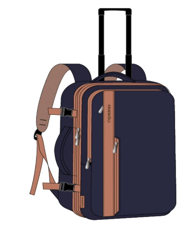 Fegat Rolling Vacuum Travel Backpack, 70L Expandable Compression Bag with Vacuum Pump,TSA Lock,Waterproof Carry on Luggage Vacuum Seal Backpacks Flight Approved for Travel Business Casual