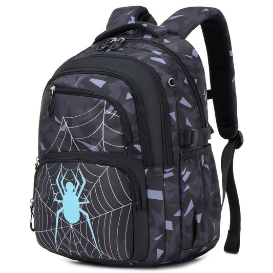 Boys School Backpack for Grades 3-8, Glow in The Dark Bookbag with Water-Repellent, Breathable School Bag for Kids