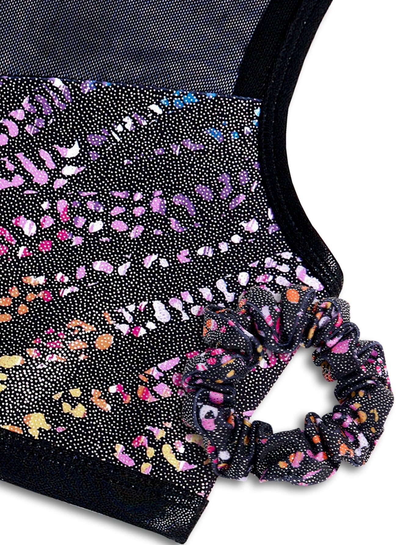 Two Piece Leotards for Girls Gymnastics with Shorts Ballet Tumbling Outfit Hollow Back Design