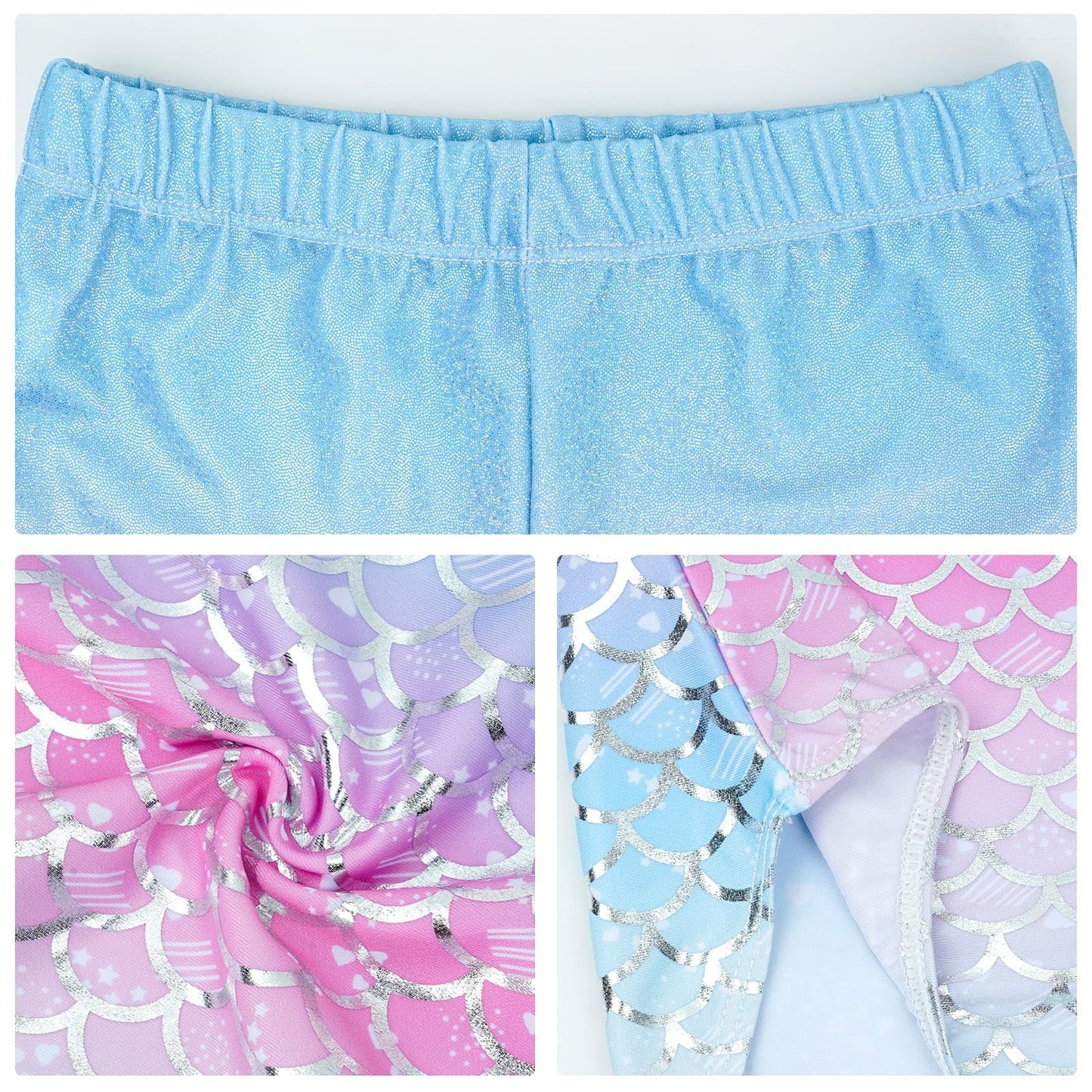 Gymnastics Leotards for Girls,Sleeveless Sparkly Dance Biketards with Shorts Ballet Tumbling Outfit for 3-12 Years