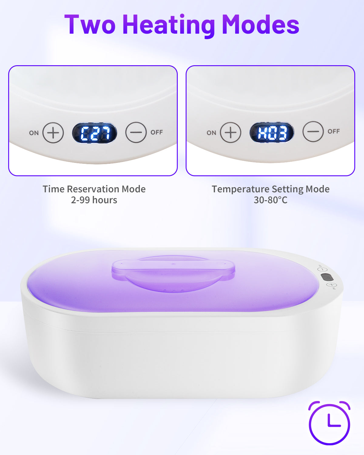 Paraffin Wax Machine for Hand and Feets-Touchscreen Paraffin Wax Warmer with Wax Moisturizing Paraffin Spa Wax Bath Kit, at Home for Smooth and Soft Skin£¨White£©