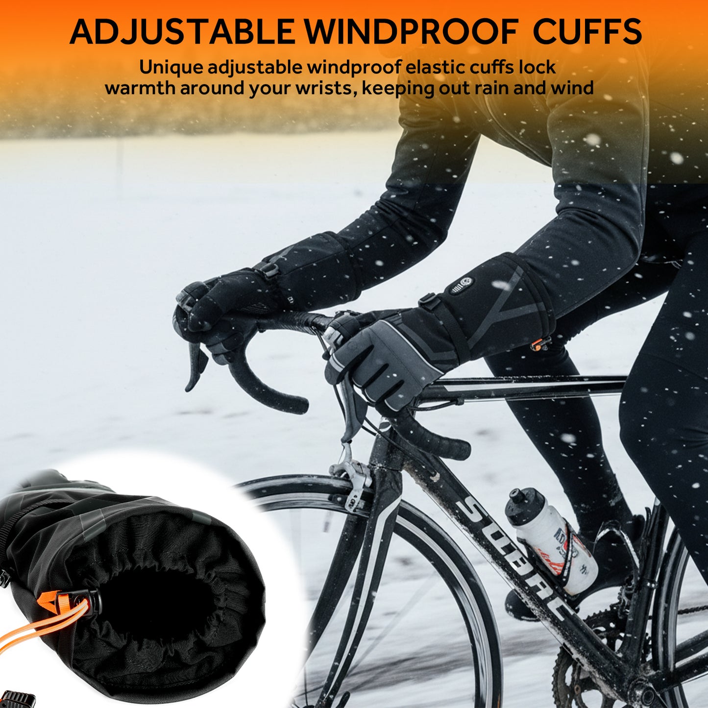 Lobmouse Heated Gloves for Men Women,Electric Rechargeable Waterproof Touchscreen Winter Gloves,2.5-Hour Fast Charging,for Camping, Ski, Fishing,Snowboard