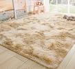 OldPAPA Fluffy Rugs for Living Room, Washable Rugs, 3x5 Area Shag Rugs for Bedroom, Girls Boys Room Decor,Upgrade Anti-Skid Small Carpet for Home Decor Aesthetic, Rainbow Color