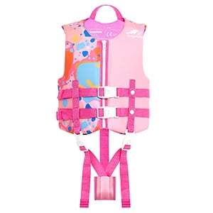 Gogokids Kids Life Jacket Swim Vest with Adjustable Safety Strap,Toddler Float Jacket Boys and Girls Float Swimsuit Buoyancy Swimwear
