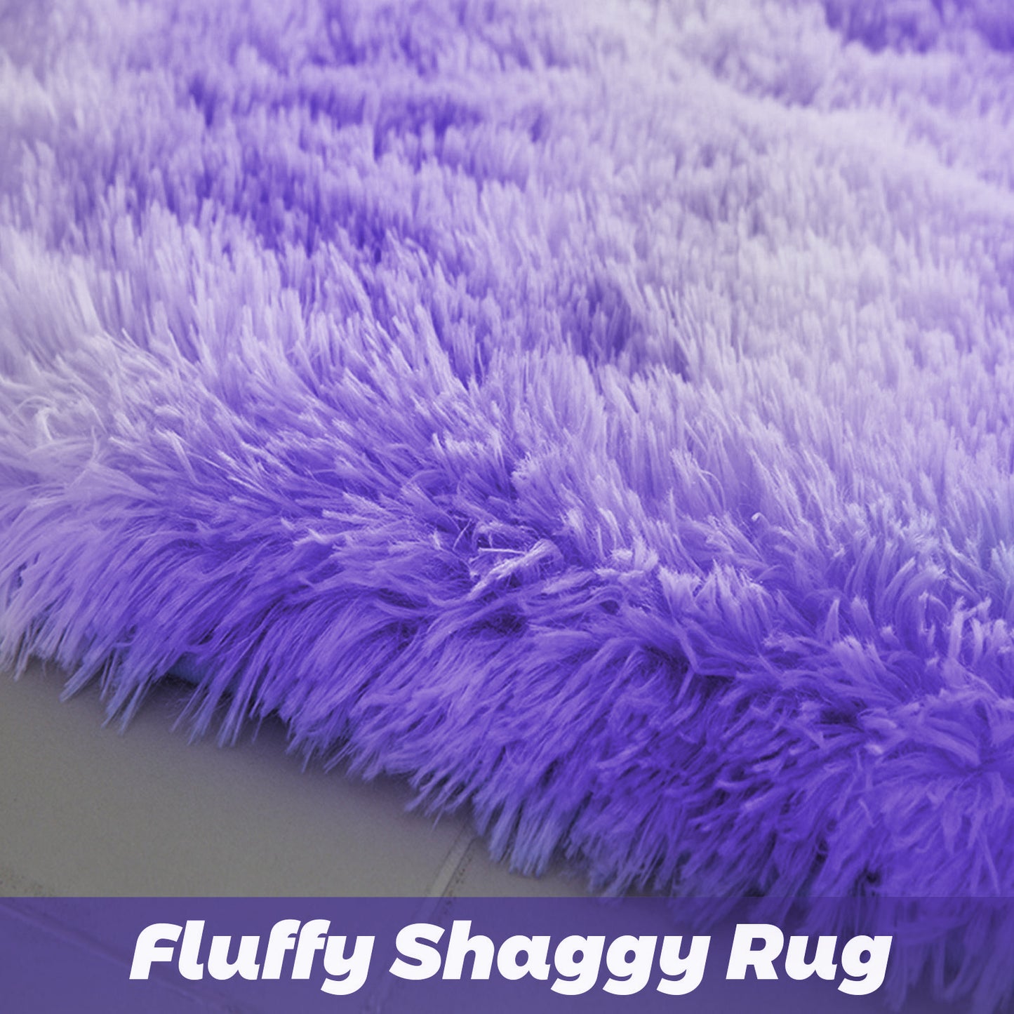OldPAPA Fluffy Rugs for Living Room, Washable Rugs, 3x5 Area Shag Rugs for Bedroom, Girls Boys Room Decor,Upgrade Anti-Skid Small Carpet for Home Decor Aesthetic, Rainbow Color