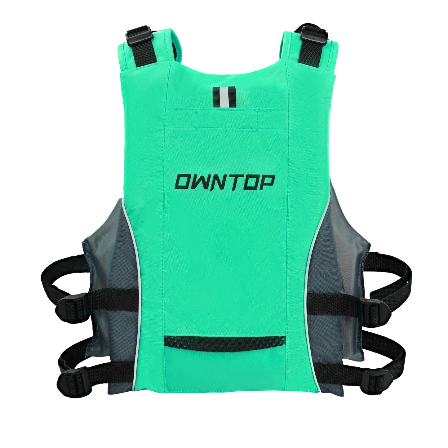 Koorium Life Jacket for Adult,Swim Vest for Men Women,Adults Life Jackets Dual Mesh Pockets Attached Whistle Buoyancy Aid for Fishing, Paddleboard, Kayaking, Boating