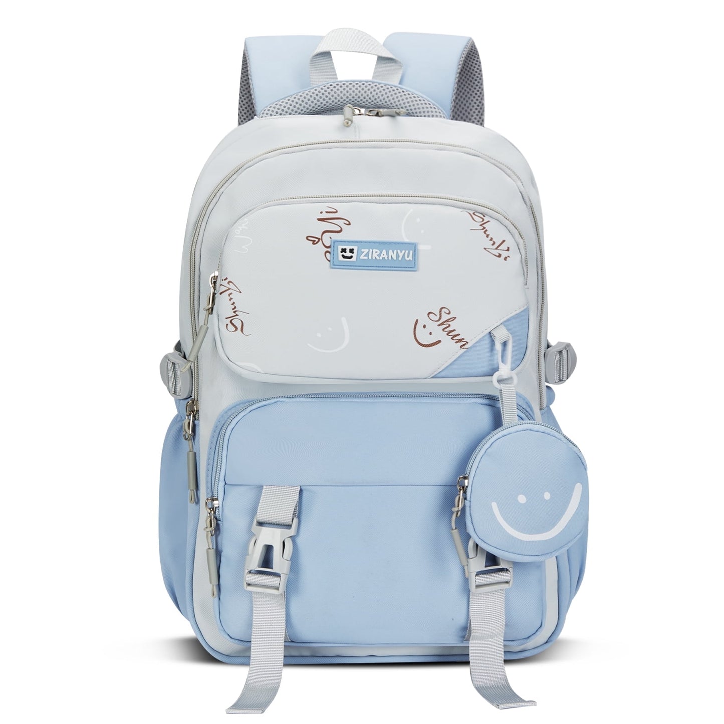Fegat Girls Boys School Backpack, Large Capacity Student Middle School Backpack,Lightweight Waterproof Casual Bag with Cute Coin Purse,Ideal Gift for Travel Casual School