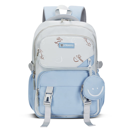 Fegat Girls Boys School Backpack, Large Capacity Student Middle School Backpack,Lightweight Waterproof Casual Bag with Cute Coin Purse,Ideal Gift for Travel Casual School