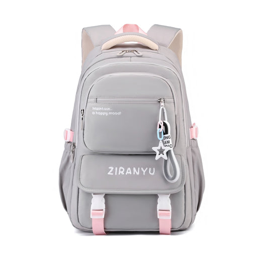 Girls Middle High School Backpack Lightweight Waterproof Teen Backpack for 15.6 Inch Laptop, Casual Daypack with Trolley Sleeve Hidden Pocket for Travel School 30L