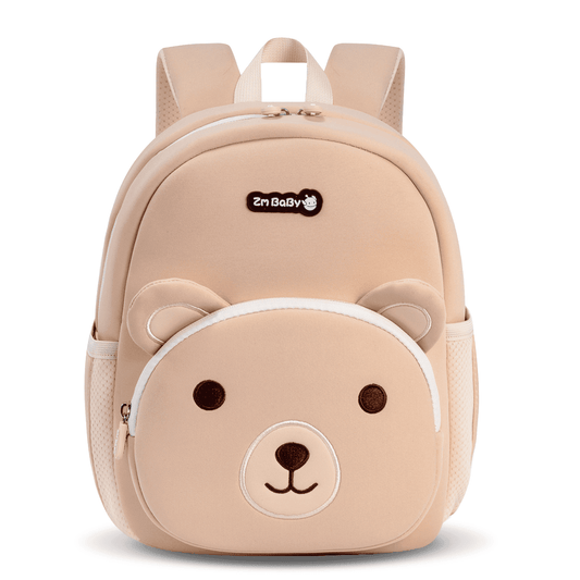 Toddler Backpack Kids Kindergarten Ages 2-6 Children Cute Preschool Bookbag Lightweight,Beige Bear