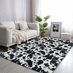 OldPAPA Soft Fluffy Area Rug Modern Shaggy Bedroom Rugs for Kids Room Nursery Rug Floor Carpets