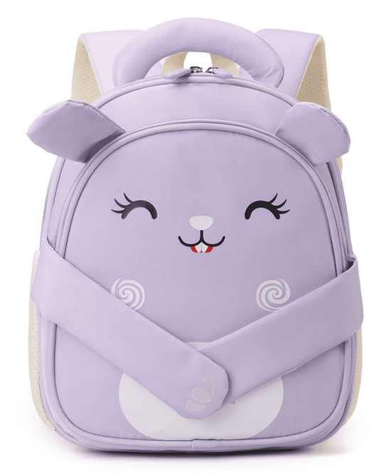 Toddler Backpack Girls Kindergarten Ages 2-6 Children Cute Preschool Bookbag Lightweight 11.6L,Beaver Purple