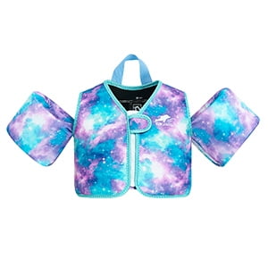 Gogokids Kids Swim Vest Toddler Armbands, Kids Jacket-style Swim Vest Floation with Two Arm Bands, Children Float Jacket for Boys Girls(2-6 Years)