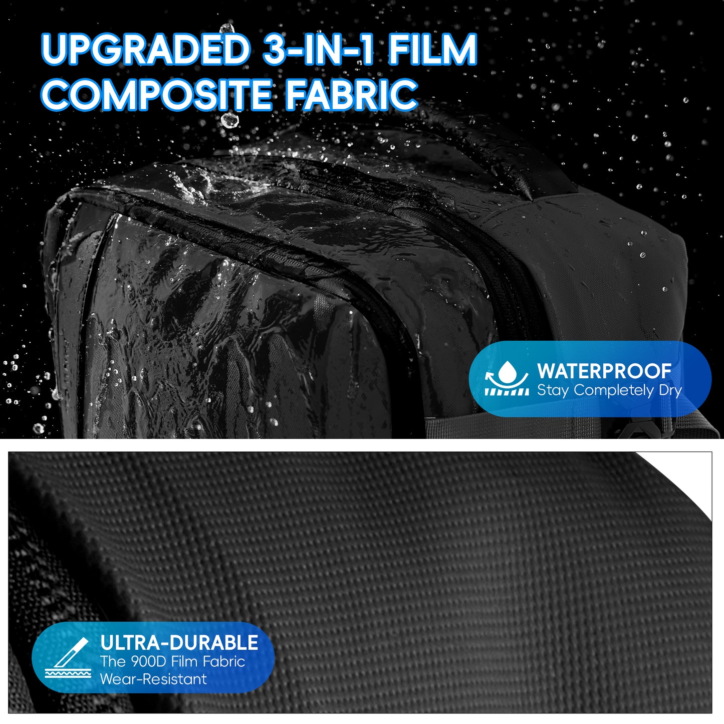 Fegat Vacuum Backpack for Travel,60L Expandable Compression Bag with Pump & TSA Lock,Vacuum Seal Backpack Flight Approved,Airbag Personal Item Carry on Backpacks for Travel Business