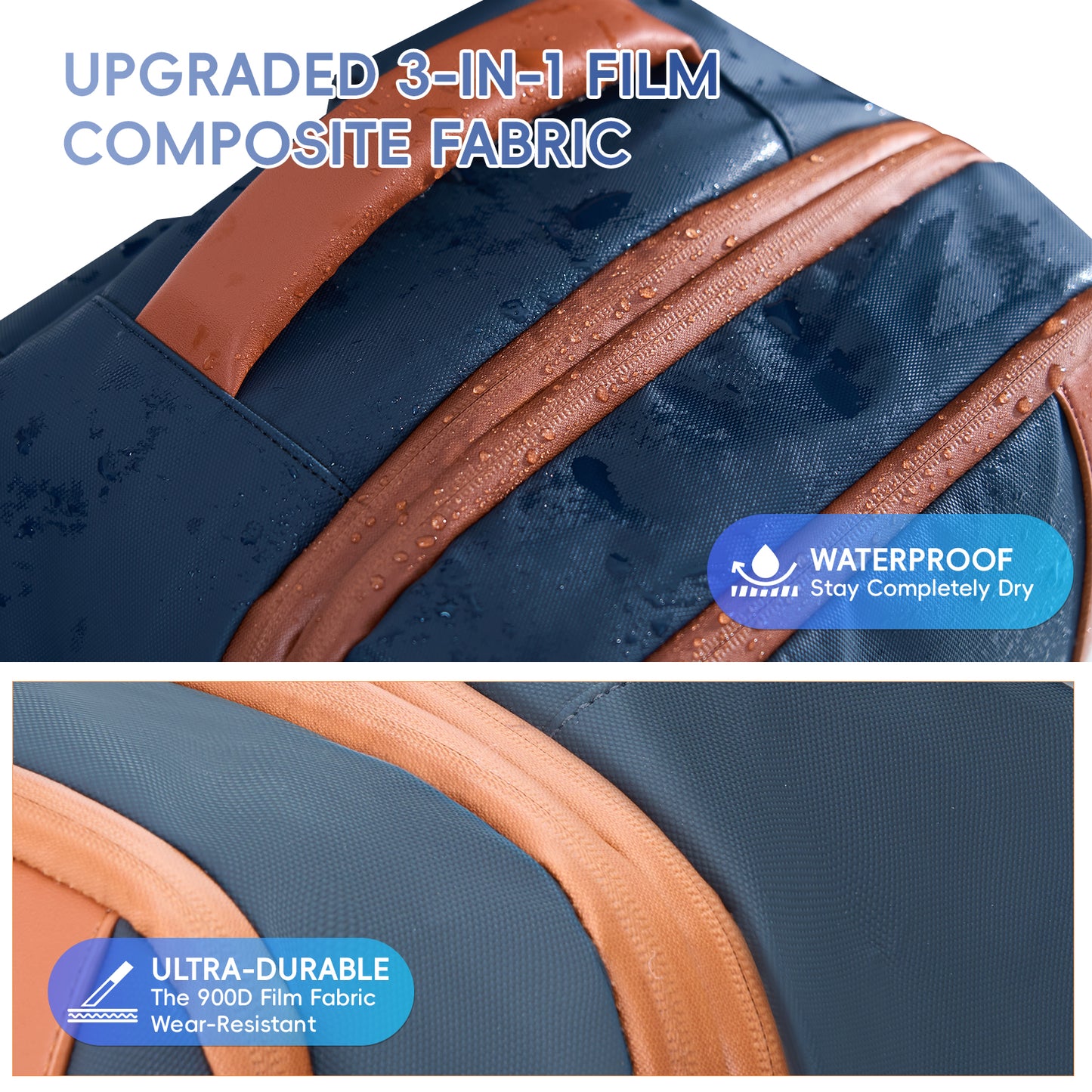 Fegat Vacuum Backpack for Travel,60L Expandable Compression Bag with Pump & TSA Lock,Vacuum Seal Backpack Flight Approved,Airbag Personal Item Carry on Backpacks for Travel Business