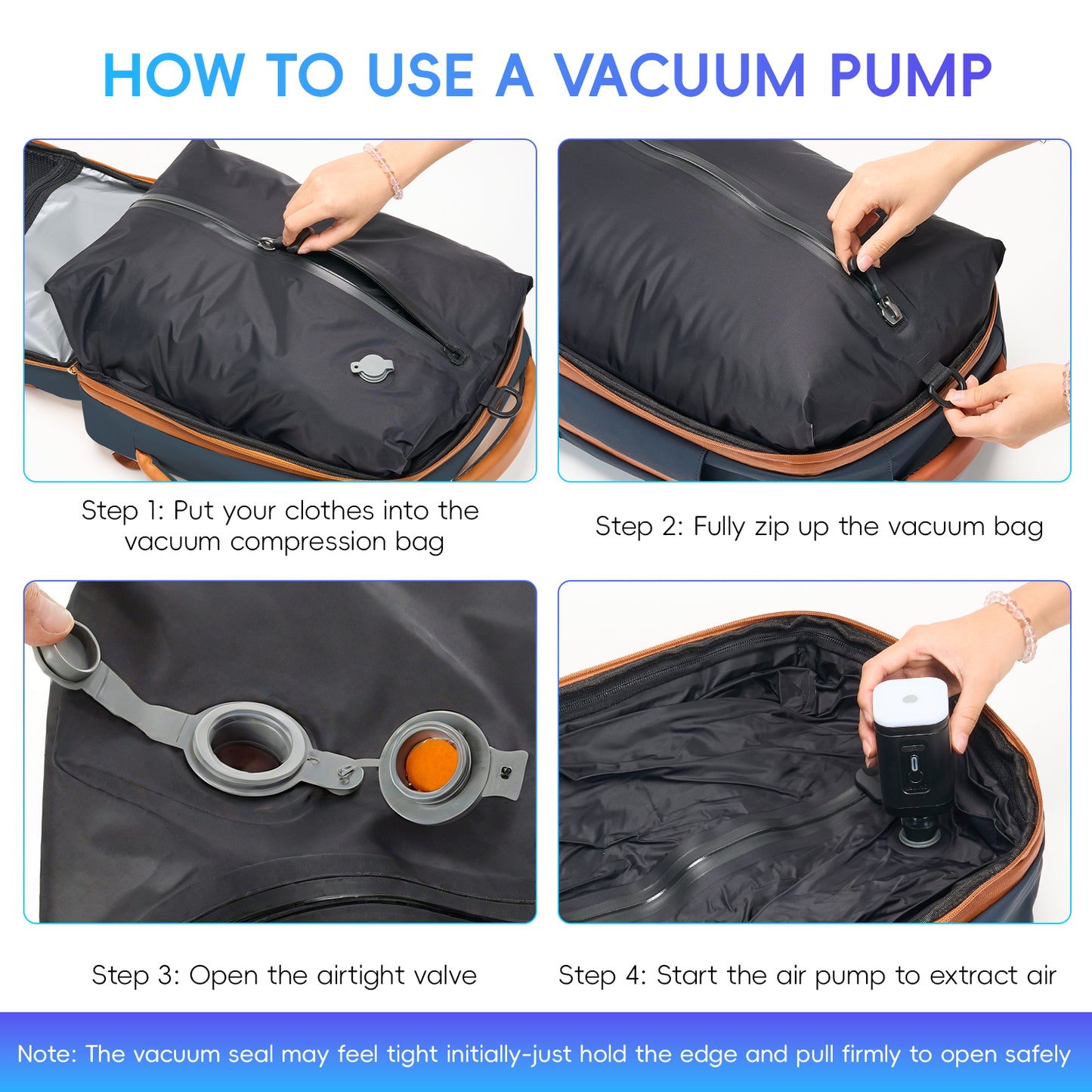 Fegat Rolling Vacuum Travel Backpack, 70L Expandable Compression Bag with Vacuum Pump,TSA Lock,Waterproof Carry on Luggage Vacuum Seal Backpacks Flight Approved for Travel Business Casual
