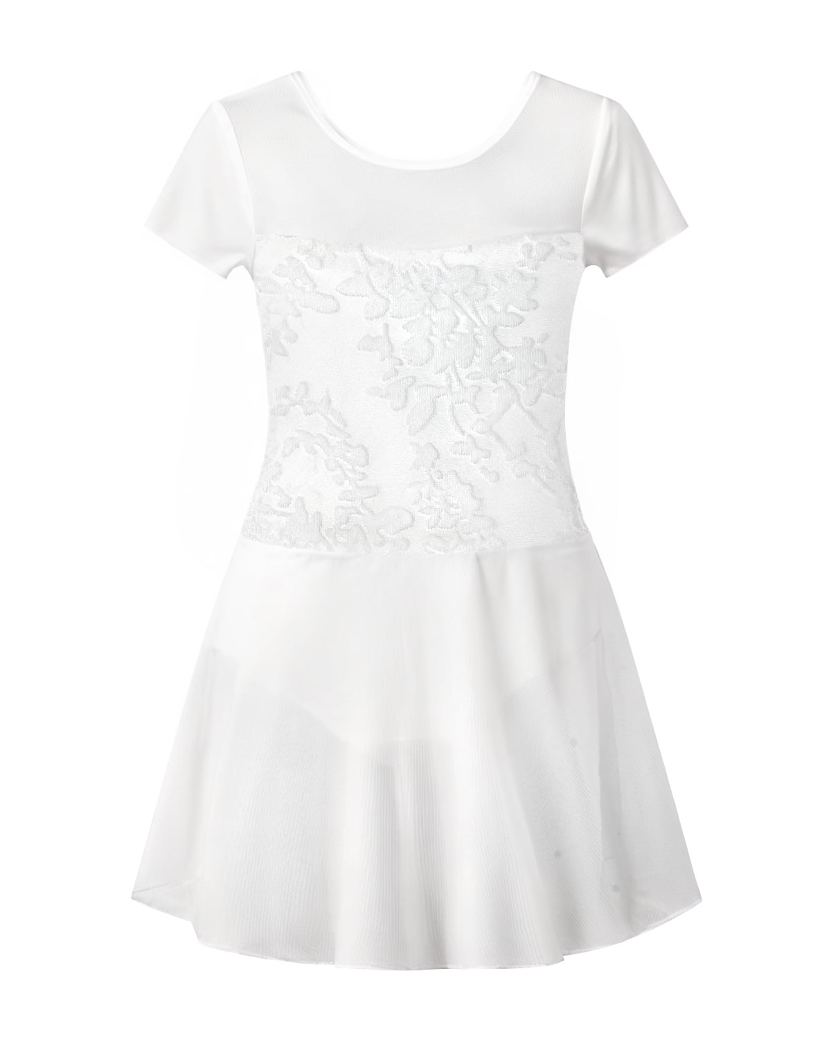 Ballet Leotards for Girls Toddler Dance Ballet Leotard with Skirt Ballerina Dresses Tutu Outfits Flutter Sleeve