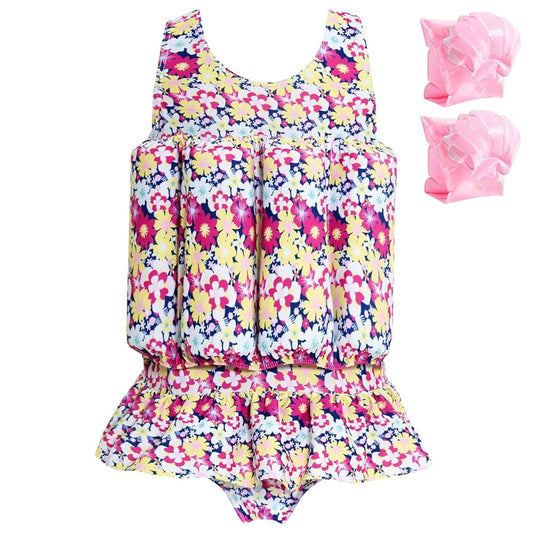 Koorium Floaties, One Piece Swimsuit with Bulit-in Floatation and Arm Wings