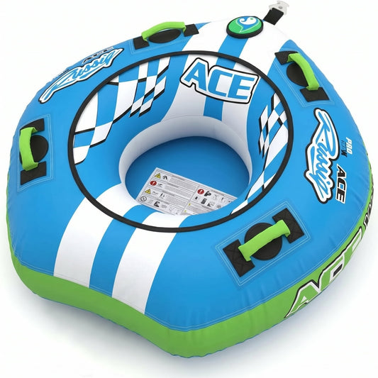 Koorium Inflatable Towable for Boating, 1 Person Tube, 50x48 Inches