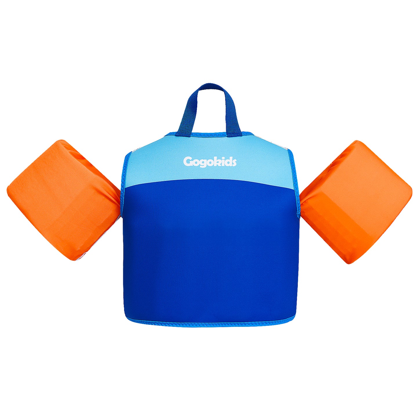 Gogokids Kids Swim Vest Toddler Armbands, Kids Jacket-style Swim Vest Floation with Two Arm Bands, Children Float Jacket for Boys Girls(2-6 Years)