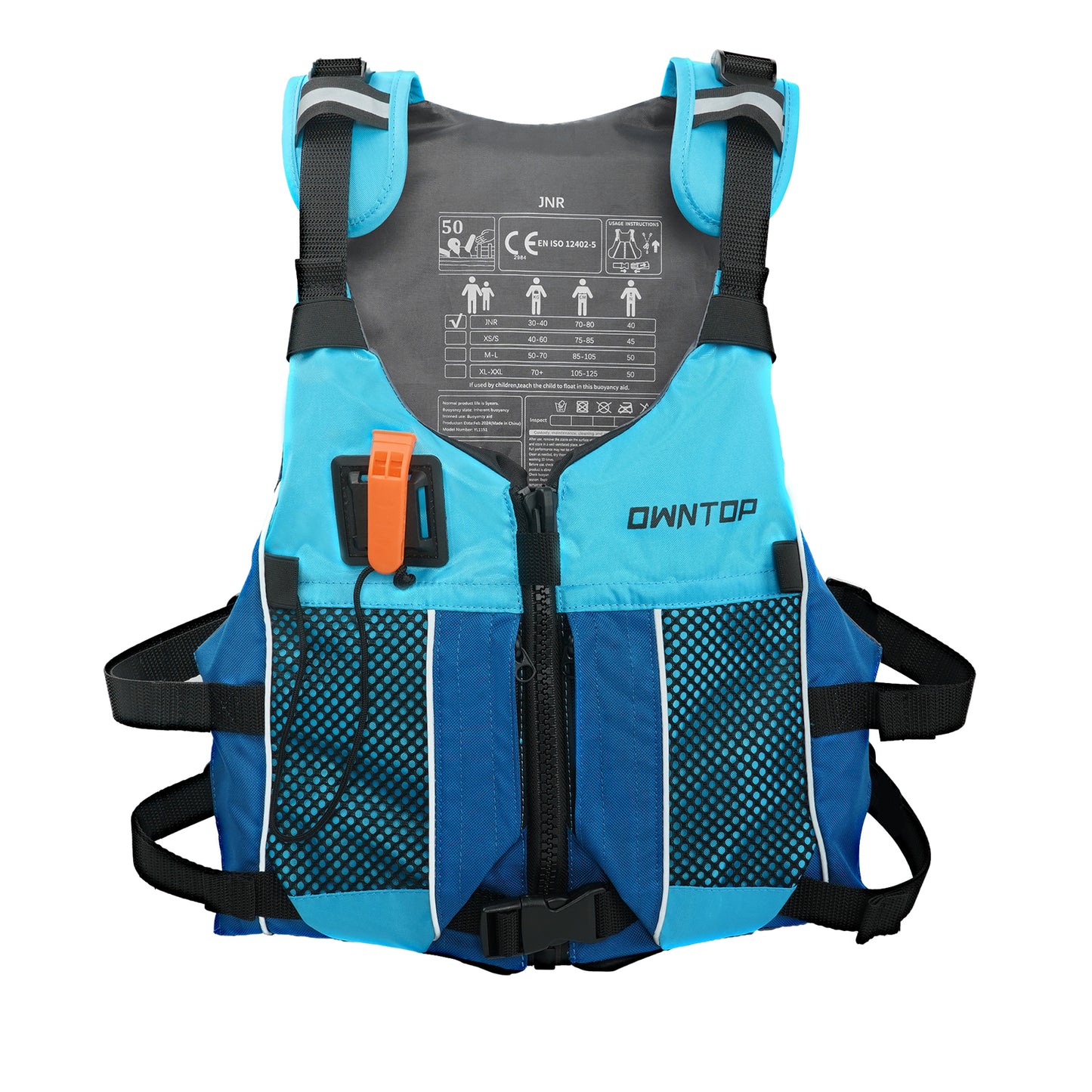Koorium Life Jacket for Adult,Swim Vest for Men Women,Adults Life Jackets Dual Mesh Pockets Attached Whistle Buoyancy Aid for Fishing, Paddleboard, Kayaking, Boating