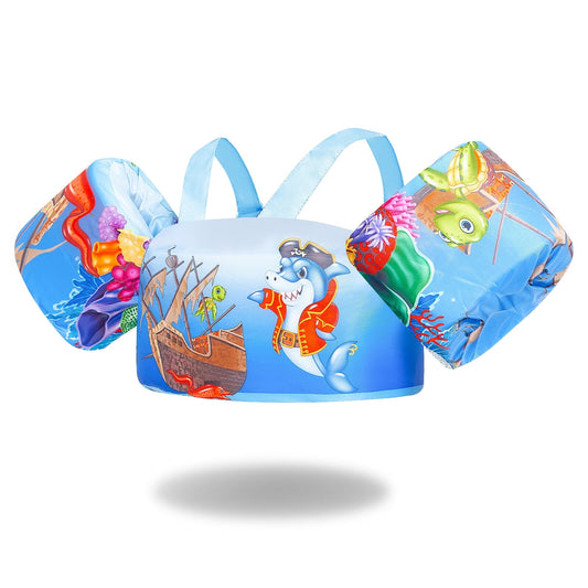 Owntop Kids Swim Vest Toddler Swim Vest,Toddler Floaties for 20-50 lbs/2-6 Years,Swimming Wings Float Swimwear with Shoulder Strap