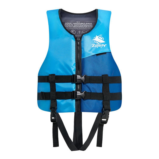 Owntop Youth Life Vest and Jacket,Swim Vest Swim Jacket for Kayak,Swimming Training,Boating Watersports,Super-Thin Lightweight,Comfortable Crotch Strap,Easy-to-spot Colors,Blue
