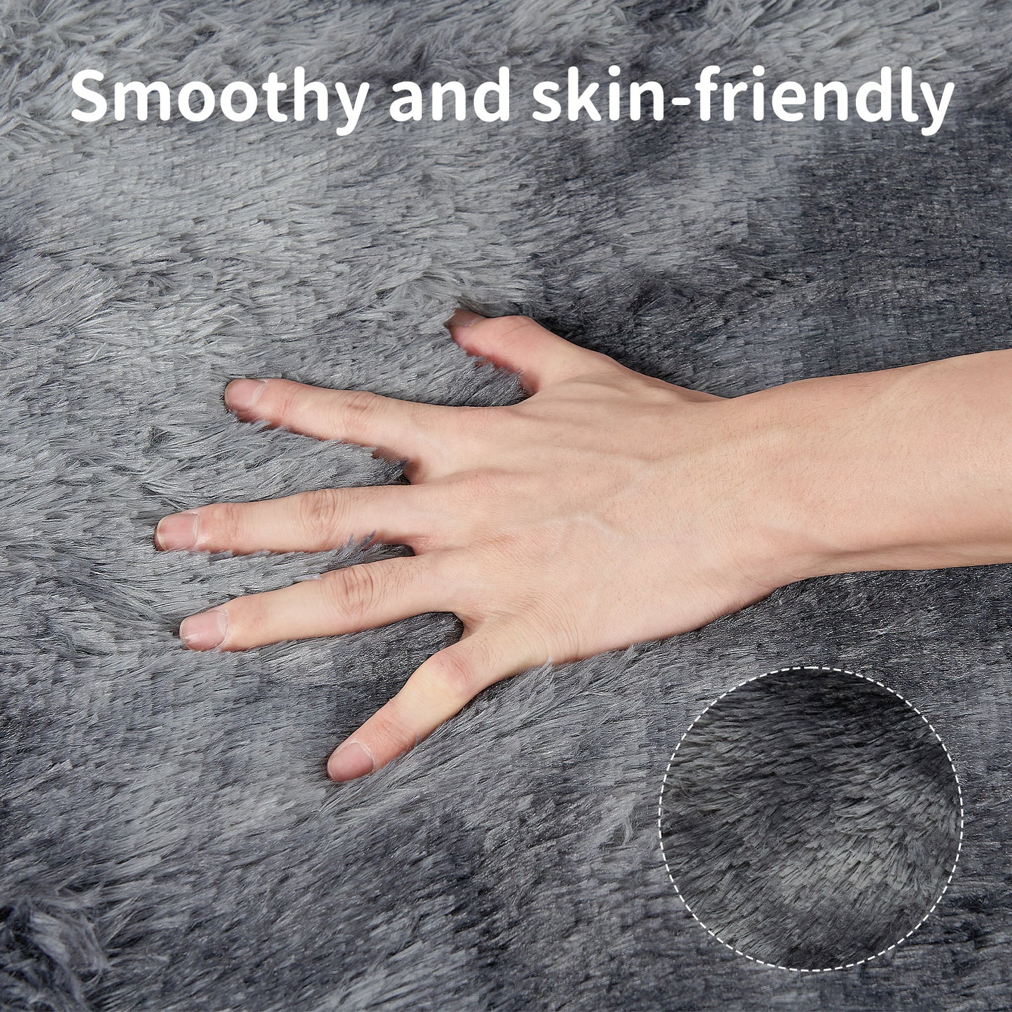 OldPAPA Soft Fluffy Area Rug Modern Shaggy Bedroom Rugs for Kids Room Nursery Rug Floor Carpets