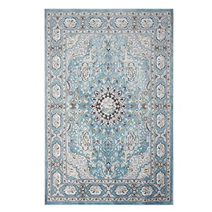 Vintage Bohemian Area Rug, 2x6ft Washable Living Room Rug Indoor Non-Slip, Large Oriental Accent Throw Rug for Kitchen Entryway Bathroom Bedroom Office Carpet