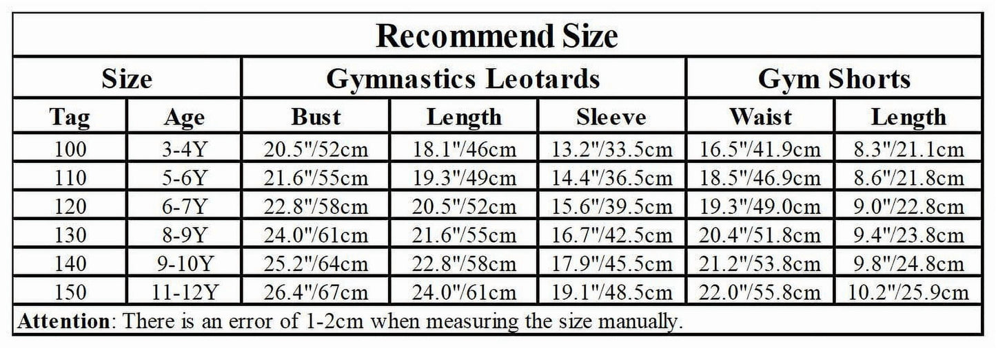 Gymnastics Leotards for Girls,Long Sleeve Rhinestone Kids Dance Unitards Biketards with Tumbling Dance Shorts
