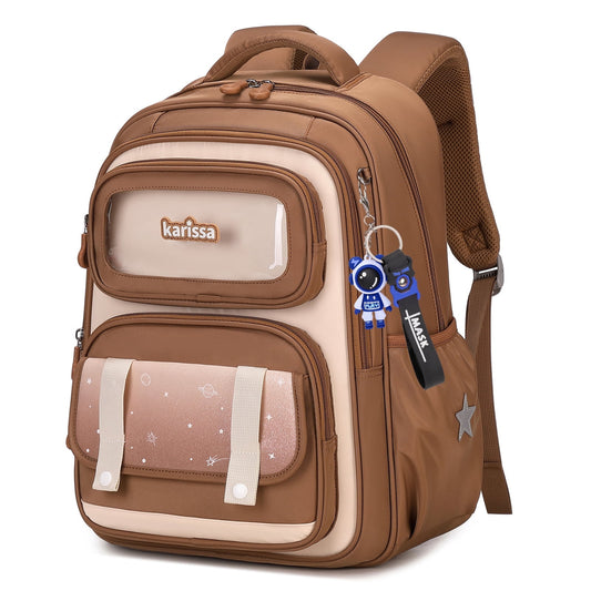 Boys Backpack,Ergonomic Bookbag for Ages 7-11 with Reflective Stripes,Water-Repellent Primary School Backpack