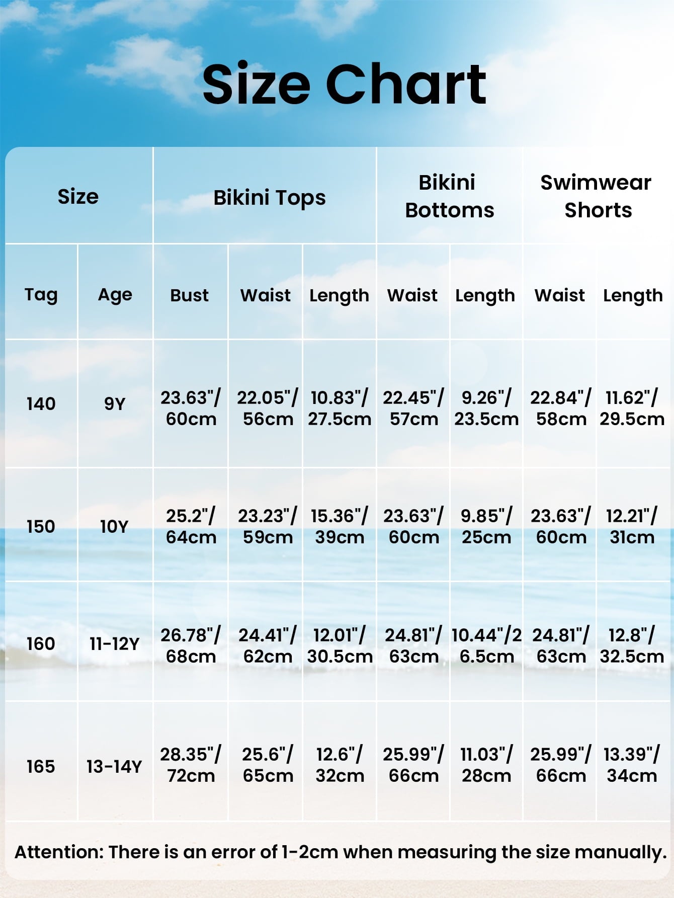 Kuleyang 3 Piece Girls Bikini Swimsuits with Shorts Sporty Girls Bathing Suits Size 10