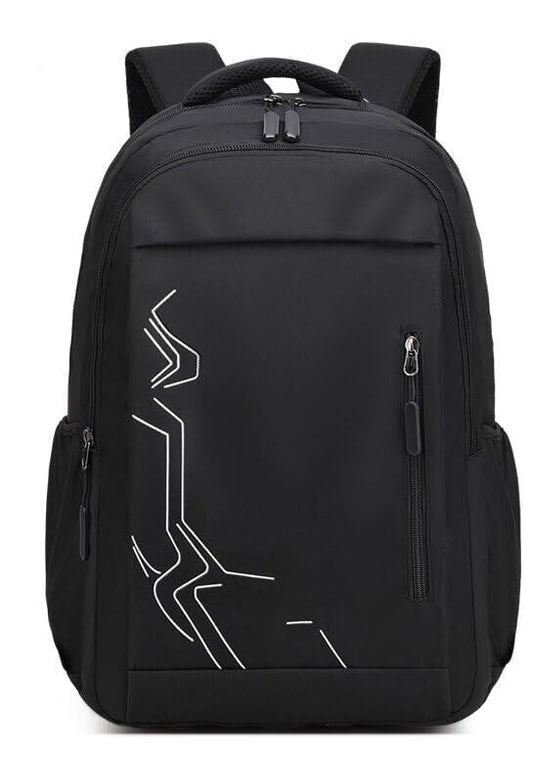 Boys School Backpack, Waterproof Lightweight Laptop Bookbag with Padded Straps,Breathable School Bag 28L for Grades 5-13 Black