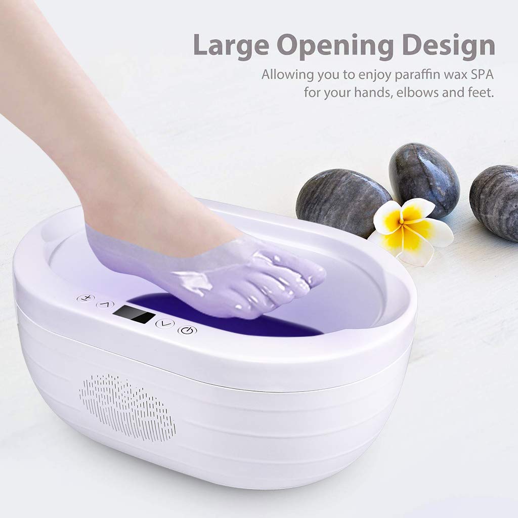 Paraffin Wax Machine for Hand and Feet, Paraffin Baths Wax Warmer Moisturizing Kit Auto-time and Keep Warm Paraffin Hand Wax Machine Soothing Hand & Foot Spa