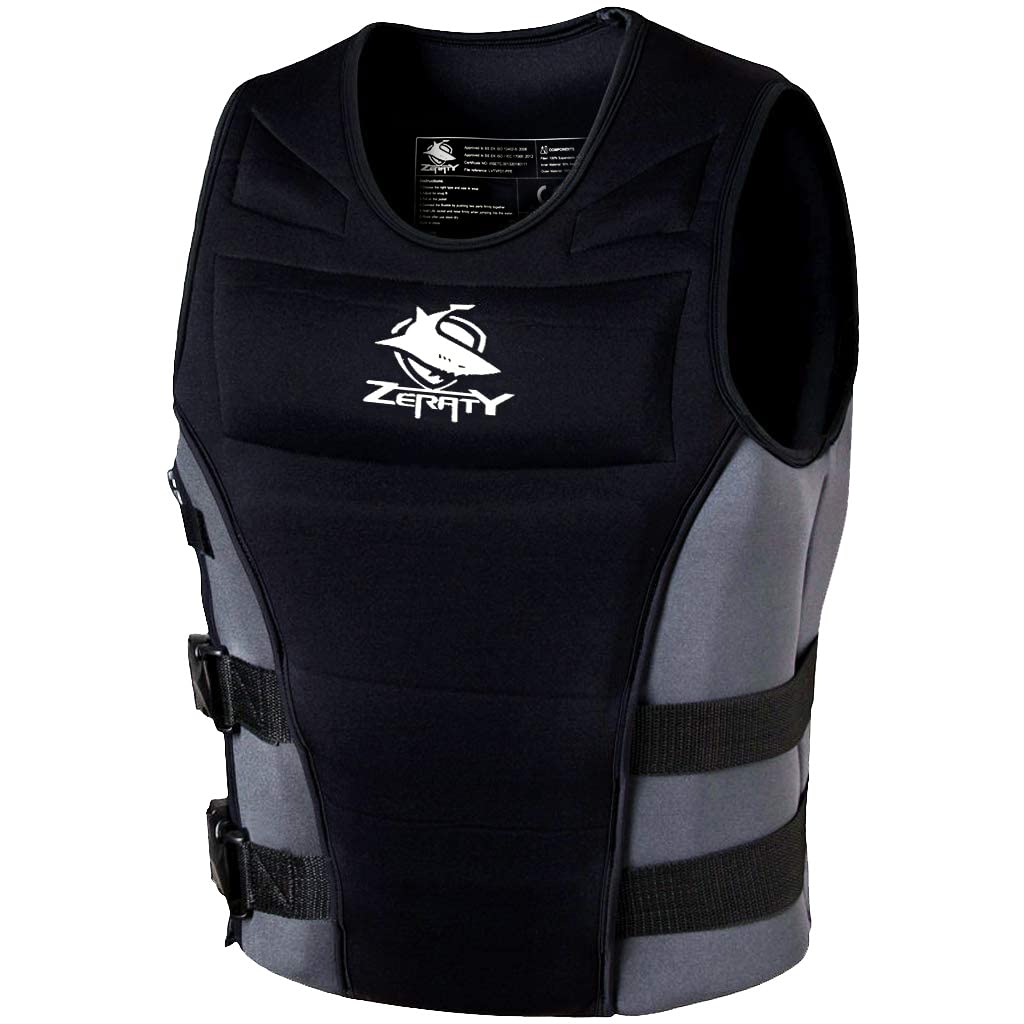 Zeraty Adult Life Jacket Swim Vest Men Impact Vest Buoyancy Swimming Vest Safety Life Jackets for Adult,Float Suit for Kayaking Fishing Surfing Canoeing Sailing