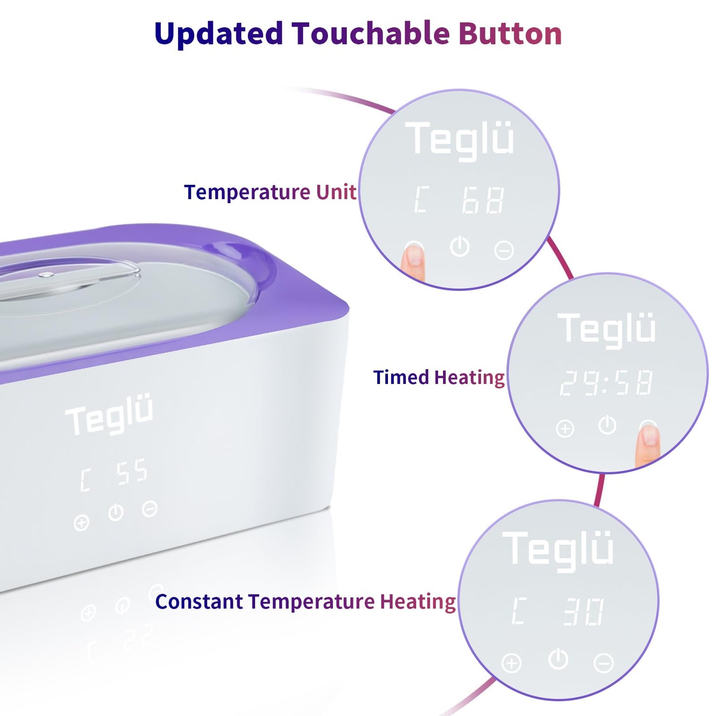 Paraffin Wax Machine for Hand and Feet, 4000ML Paraffin Wax Warmer Set with Accessories, 1350g, Paraffin Wax/Glove/Brush,200 W, White
